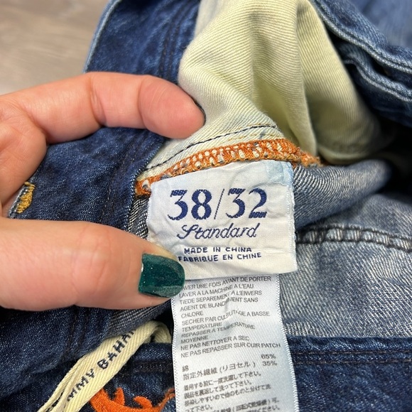 Tommy Bahama Men's Straight Jeans - Dark Blue - Picture 8 of 12